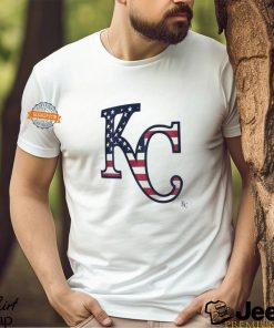 Kansas City Royals K C logo x Flag of the United States shirt