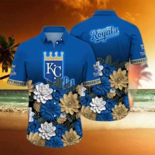 Kansas City Royals MLB Flower Hawaii Shirt And Tshirt For Fans