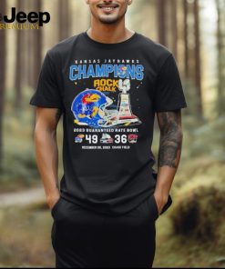 Kansas Jayhawks Champions Rock Chalk 2023 Guaranteed Rate Bowl 49 36 Shirt