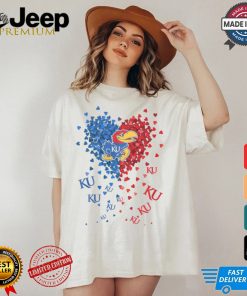 Kansas Jayhawks Heart Shirt