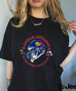 Kansas Jayhawks Helmet 2023 Guaranteed Rate Bowl Shirt