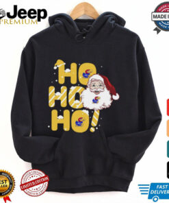 Kansas Jayhawks Ho Ho Ho Santa Claus Christmas shirt