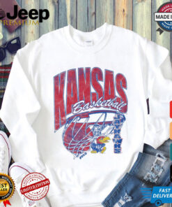 Kansas Jayhawks Script Swish T Shirt