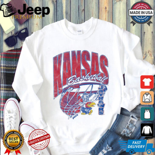 Kansas Jayhawks Script Swish T Shirt