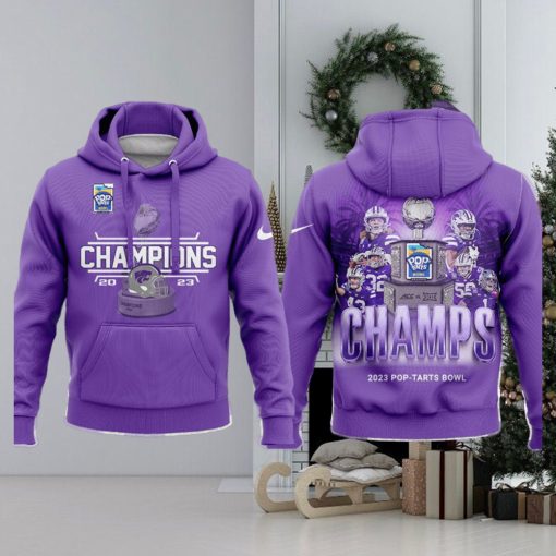 Kansas State Wildcats 2023 Pop tarts Bowl Champions Hoodie