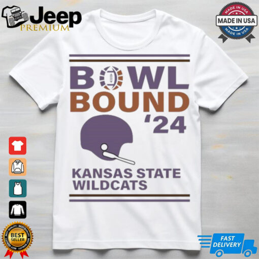 Kansas State Wildcats 2024 Bowl Bound Helmet Shirt