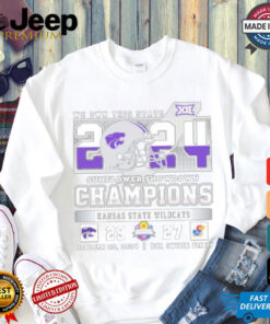 Kansas State Wildcats 2024 Sunflower Showdown Champions Victory Kansas Jayhawks 29 27 Final Score Shirt