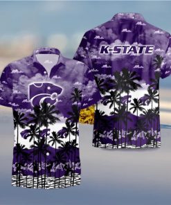 Kansas State Wildcats Palms Tree Hawaiian Shirt