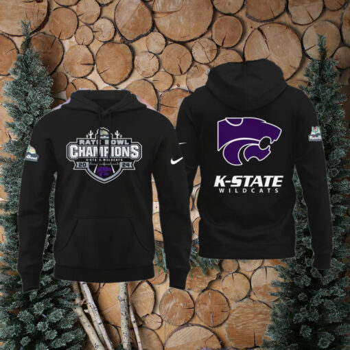 Kansas State Wildcats Rate Bowl Champions 2024 Gift For Fans Limited Black Hoodie