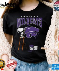 Kansas State Wildcats Snoopy Painting Shirt