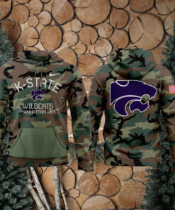 Kansas State Wildcats Thank You Veterans Champions Rate Bowl 2024 For Fans Limited Camo Hoodie