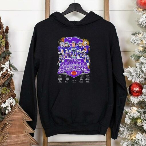 Kansas State Wildcats football Rate Bowl Champions signatures shirt