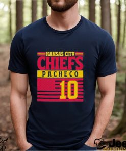 Kansas city Chiefs pacheco 10 American flag Football T shirt