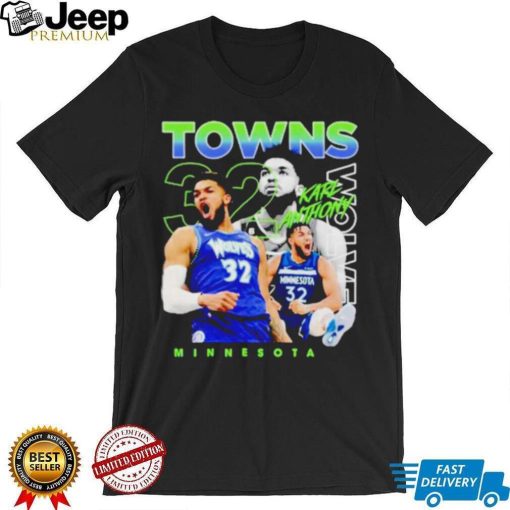 Karl Anthony 32 Towns Minnesota Basketball Player shirt