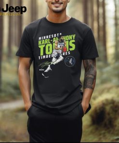 Karl anthony towns Minnesota timberwolves slant shirt