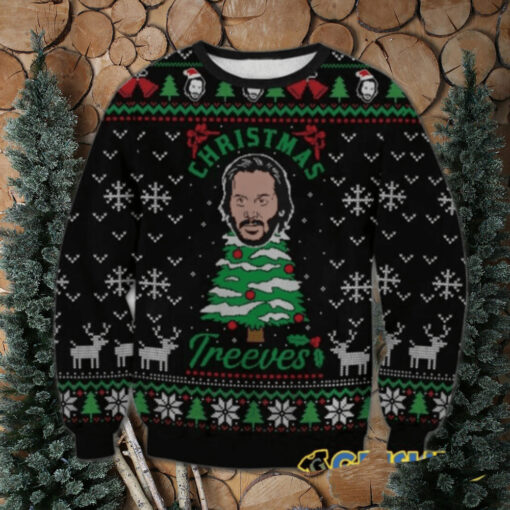 Keanu Reeves Christmas Funny Ugly Sweater