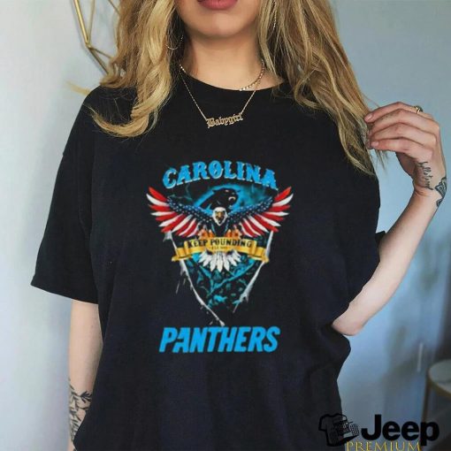 Keep Pounding Carolina Panthers Football Us Eagle Shirt