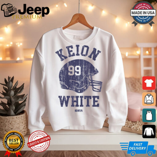 Keion White New England Helmet shirt