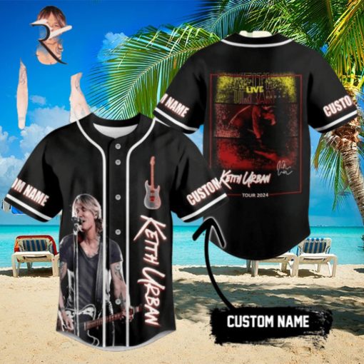 Keith Urban Tour 2024 Custom Baseball Jersey