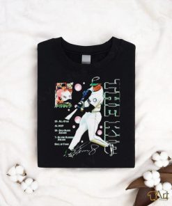 Ken Griffey Jr the kid Seattle Mariners baseball signature graphic T shirt