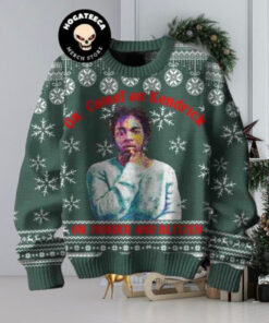 Kendrick Lamar On Donder And Blitzen Christmas Sweater Chirstmas Gifts 2024 Xmas For Family And Friends Ugly Sweater