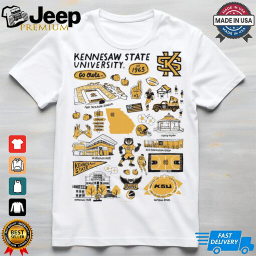 Kennesaw State Owls Vive La Fete Impressions Artwork shirt