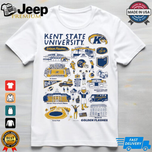 Kent State Golden Flashes Vive La Fete Impressions Artwork shirt
