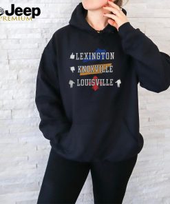 Kentucky Branded Store Thumbs Up For Lexington Thumbs Down For Knoxville Big L’s Down For Louisville T Shirt