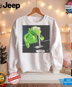 Kermit Getting Absolutely Wasted On Coke Funny Shirt