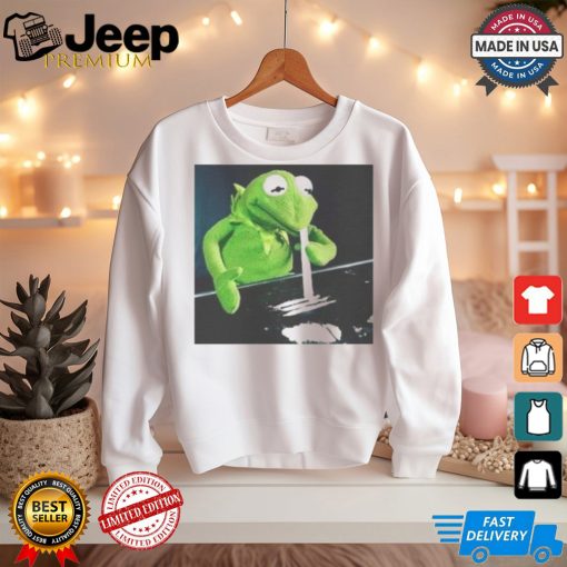 Kermit Getting Absolutely Wasted On Coke Funny Shirt