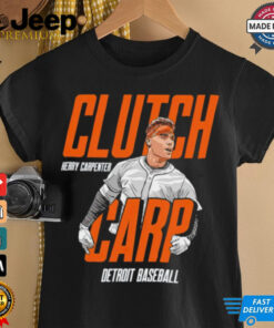 Kerry Carpenter Clutch Carp Detroit Tigers baseball shirt