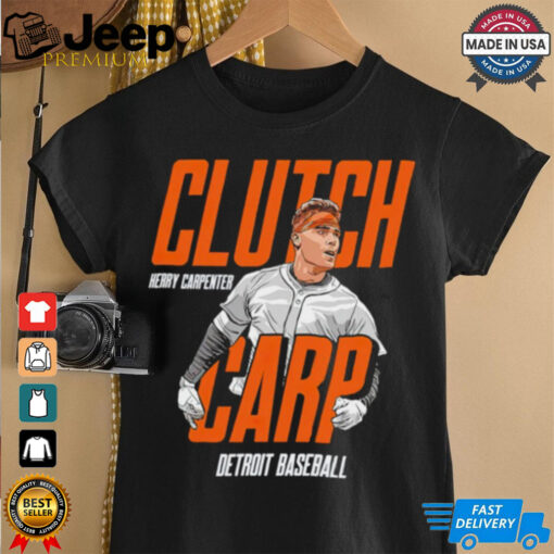 Kerry Carpenter Clutch Carp Detroit Tigers baseball shirt