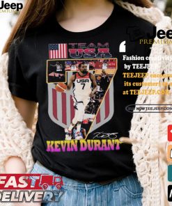 Kevin Durant Team USA Men Basketball Olympic Paris 2024 Signature Shirt