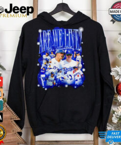 Kiké Hernandez Are we live Bootleg Los Angeles Dodgers baseball shirt