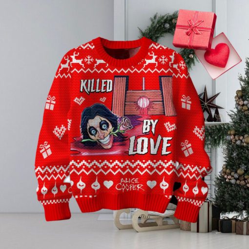 Killed By Love Alice Cooper Valentine Sweater