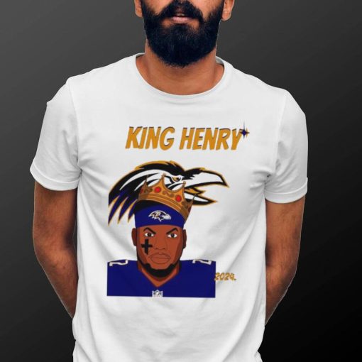 King Derrick Henry Baltimore Ravens Football 2024 logo shirt