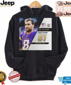 Kirk Cousins Rank 81 The NFL Top 100 Player Of 2024 T Shirt