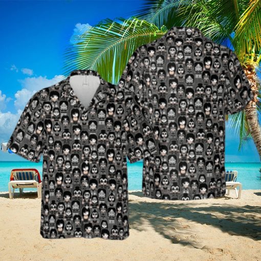 Kiss Band Chibi Hawaiian Shirt