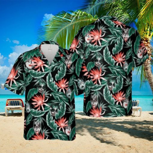 Kiss Band Face Hawaiian Shirt