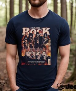 Kiss Classic Rock Mag Issue 323 Feb 2024 Backstage At The Final Showl Magazine Cover Unisex T Shirt