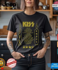 Kiss Hot In The Shade Tracklist 35Th Anniversary Shirt