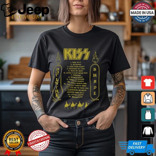 Kiss Hot In The Shade Tracklist 35Th Anniversary Shirt