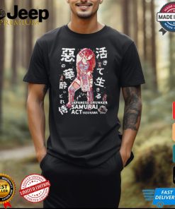 Kitsune Women's Wrestling Act Yasukawa Drunken Samurai Shirt