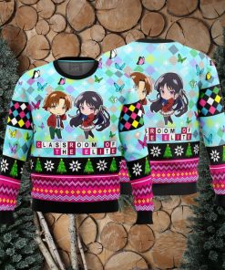 Kiyotaka And Suzune Classroom of the Elite Ugly Christmas Sweater