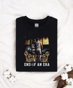 Klay Thompson And Steph Curry End Of An Era Signatures Shirt