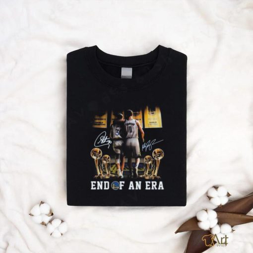 Klay Thompson And Steph Curry End Of An Era Signatures Shirt