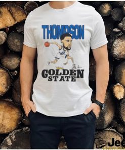 Klay Thompson player Golden State Warriors basketball signature caricature shirt