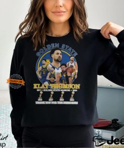 Klay Thomson Golden State Warriors 2011 2024 Thank You For The Memories T Shirt