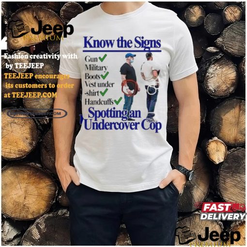 Know The Signs Gun Military Boots Vest Under Shirt