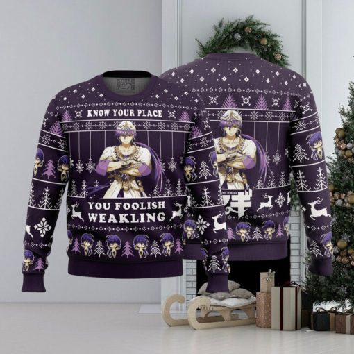 Know Your Place You Foolish Weakling Magi The Labyrinth of Magic Ugly Christmas Sweater